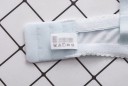 Reggiseno in cotone per donna per l'uso quotidiano Coppe lisce e sagomate Spalline regolabili Chiusura con ganci sul retro Fiocchetto 11