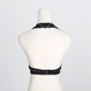 Reggiseno in pizzo con spalline al collo J1351 3