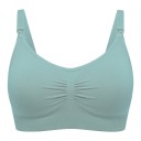Reggiseno per gravidanza e allattamento senza ferretti con ganci sulle spalline per un facile allattamento con fascia a coste 9