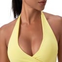Reggiseno sportivo da donna con scollo a V incrociato e schiena scoperta per yoga, pilates e fitness 2
