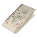 Regla de medición de altura de cuerdas de acero inoxidable, calibre plateado, herramienta para afinar guitarra y bajo. 2