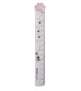 Règle transparente de 15 cm avec empreinte de patte de chat Règle courte pour enfants avec motif de chat Règle transparente pour enfants 3