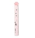 Règle transparente de 15 cm avec empreinte de patte de chat Règle courte pour enfants avec motif de chat Règle transparente pour enfants 1
