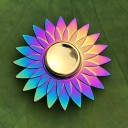 Regnbue fidget spinner metal A2222 7