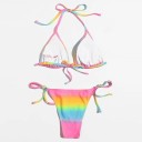 Regnbuefarvet bikini til kvinder 2