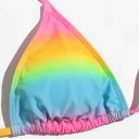 Regnbuefarvet bikini til kvinder 4