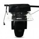 Regncover til beam light roterende hoved med beskyttelse af base og display, gennemsigtig med sort skygge til udendørs arrangementer 1