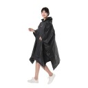 Regnponcho med hætte løs pasform 130 × 30 × 110 cm let beskyttelse mod regn vandreture rejser udendørs brug 5