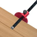 Régua de madeira com parafuso e ranhurador 15 cm Marcação precisa em madeira 22,4 × 4,5 cm Ferramenta para carpinteiros e bricolage Trabalhos 2