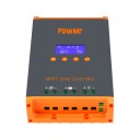 Regulator de încărcare solar MPPT 60A 22x13x9 cm 12V 24V 36V 48V cu display LCD negru-portocaliu pentru panouri, baterii și iluminat 2