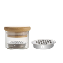 Reinigingsbekertje voor kwasten 4,2 x 5,2 cm Kristallen glazen container met roestvrijstalen zeef en afsluitdeksel voor nagelmodellage 8