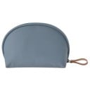 Reis make-up tas van nylon Halve cirkelvorm met rits en handvat Tas voor make-up en kleine cosmetica Afmeting 12 x 18 cm 3