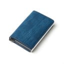 Reisdocumentenhoes van eco-leer met stevige binnenruimte Hoes met gestikte randen Compakte afmetingen 10 x 6,5 x 1,8 cm 17