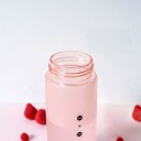 Reise-Trinkflasche mit dem Aufdruck Matte Kunststoff Messskala Schraubverschluss mit Trageschlaufe Abmessungen 19 x 6,5 cm 7