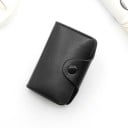 Reiseetui für Dokumente und Karten Kompaktes Etui mit Verschluss Aus PU-Leder und Polyester Länge 11 cm Für die Tasche und die Handtasche 5