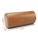 Reiseetui für Uhren 22 × 7 × 10 cm Rollenorganisierer für 3 Uhren mit herausnehmbaren Kissen Etui für Uhren für Reisen 9