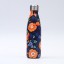 Reiseflasche aus Edelstahl mit Blumenmotiv 12