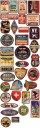 Reisstickers 10/36 stuks 1