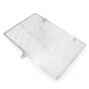 Rejilla protectora de radiador cubierta de aluminio para motocicletas Kawasaki negra o plateada 4