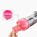 Rejse dispenser til vand og hundefoder Flaske med drikkeskål Aftagelig beholder til foder Plads til poser Volumen 300 ml 8
