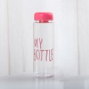 Rejseflaske til drikkevarer med tekst og tefilter i låget Skruelåg Materiale plast Kapacitet 480 ml Mål 19,5 x 6,5 cm 8