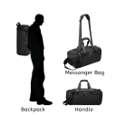 Rejsesportstaske til mænd 53 x 22 x 25 cm Rummelig og slidstærk Vandtæt materiale Skulderrem Weekendtaske Fitnesstræning Rejsetaske 2