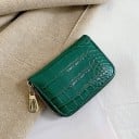 Rejsetaske til dokumenter og kort Kompakt etui med lukning I PU læder og polyester Længde 11 cm Til lommen og tasken 2