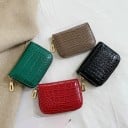 Rejsetaske til dokumenter og kort Kompakt etui med lukning I PU læder og polyester Længde 11 cm Til lommen og tasken 10
