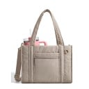 Rejsetaske til kvinder let crossbody taske med lynlås 14,5 x 11 x 6,3 tommer polyester taske over skulderen til laptop til arbejde 1