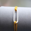 Rektangulært armbånd til kvinder med snor 6