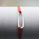 Rektangulært armbånd til kvinder med snor 3
