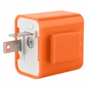 Relæmodstand 12V til LED-blinklys 2-benet 3,5x3,5x2,7 cm Blinkhastighedsregulator 50–200 cyklusser/min Mod hurtig LED-blinkning 5