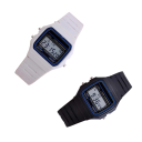 Relógio desportivo digital para homens com display LED à prova de água, bracelete de silicone de 22 cm, relógio de pulso de 33 mm 4