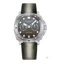 Relógios automáticos de luxo para homem com data Indicador de reserva de marcha À prova de água 200 m Caixa de 41 mm Aço inoxidável Bracelete 11