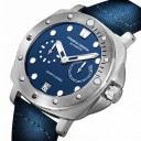 Relógios automáticos de luxo para homem com data Indicador de reserva de marcha À prova de água 200 m Caixa de 41 mm Aço inoxidável Bracelete 2