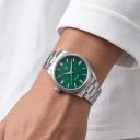 Relógios clássicos para homem com movimento Quartz VH31 Vidro de safira À prova de água até 100 m Caixa de 38 mm Bracelete em aço inoxidável 5