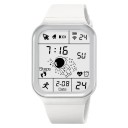 Relógios de criança astronauta com visor LED e iluminação noturna Relógios eletrónicos com despertador e data Disponível em preto ou branco 4