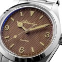 Relógios de homem com números árabes Ponteiros e índices luminosos À prova de água 100 m Caixa 36 mm Aço inoxidável 316L 2
