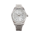 Reloj de acero inoxidable para hombre, elegante reloj de negocios de 40-44 mm, pulsera de cuarzo con números arábigos, 22-23 cm, estilo 8
