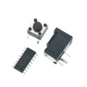 Reloj de arena electrónico 5 V 84 x 40 mm Kit de placa LED de doble cara con 57 diodos para efecto de decoración luminosa 4