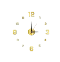 Reloj de pared autoadhesivo acrílico 3D Diseño moderno Variantes luminosas y de color Sin marco Funcionamiento silencioso Apto para sala de estar y oficina 6