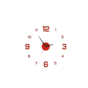 Reloj de pared autoadhesivo acrílico 3D Diseño moderno Variantes luminosas y de color Sin marco Funcionamiento silencioso Apto para sala de estar y oficina 4