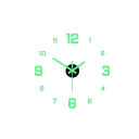 Reloj de pared autoadhesivo acrílico 3D Diseño moderno Variantes luminosas y de color Sin marco Funcionamiento silencioso Apto para sala de estar y oficina 5