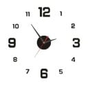 Reloj de pared autoadhesivo acrílico 3D Diseño moderno Variantes luminosas y de color Sin marco Funcionamiento silencioso Apto para sala 2