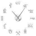 Reloj de pared autoadhesivo G2075 5