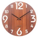 Reloj de pared de madera 12