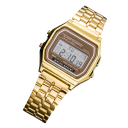 Reloj deportivo digital para hombre con pantalla LED, pulsera de acero inoxidable y metal, resistente al agua, 22 cm 1