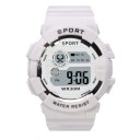 Reloj digital infantil YIKAZE con despertador, retroiluminación, cronómetro, calendario y resistencia al agua hasta 30 m para niños y niñas 4