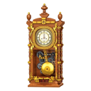 Reloj mecedor retro de madera con péndulo, kit de bricolaje, pequeño modelo mecánico, montaje manual, decoración para niños y adultos, regalo 1