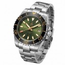 Relojes de buceo automáticos para hombre con fecha Resistente al agua 200 m Cristal de zafiro Bisel de cerámica Caja de 42,6 mm Acero inoxidable 1